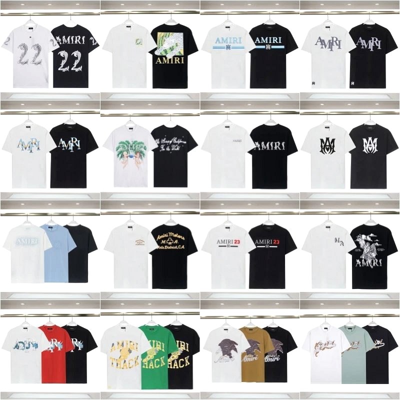 Amiri Letter-Print Logo T-Shirt Review: We Bench-Tested the Cotton Behind 50-Plus Colour Codes