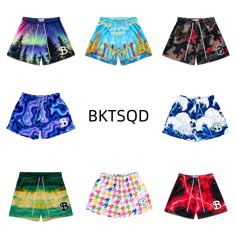 BKTSQD Multicolor Shorts Collection Review: A Unisex Straight-Leg Short Where the Size Chart Does the Talking
