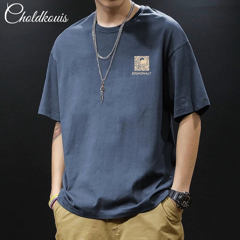 Foreign Trade Blue T-Shirt Review: A $5.97 Cotton Tee With Real Drop Shoulders