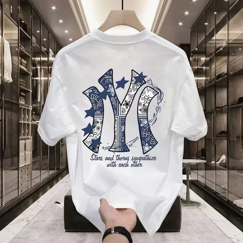 MLB Blue Printed Streetwear T-Shirt—Special Offer Review: Unboxed on Camera, Print and Seams Checked for Two Weeks