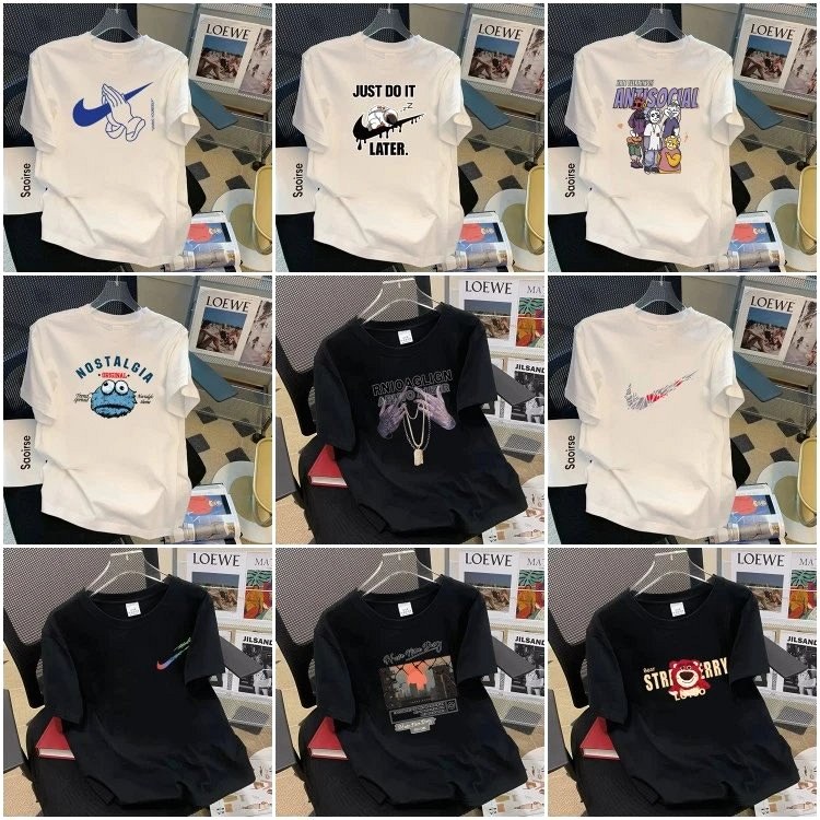 Nike Classic Logo Printed T-Shirt Review: 30 Print Variants, a Loose Cut, Sizes L–5XL