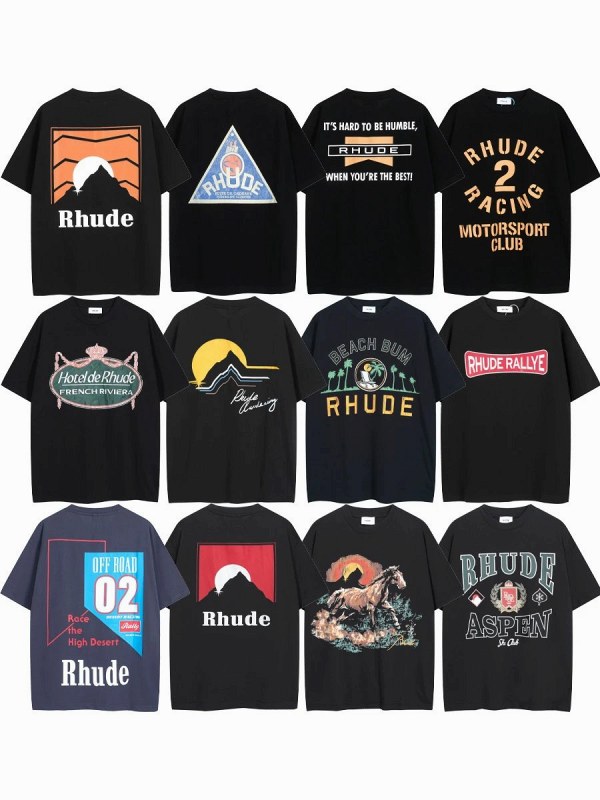 Rhude "Dark" Series T-Shirt Collection Review: A Boxy Cotton Print Tee, Tested